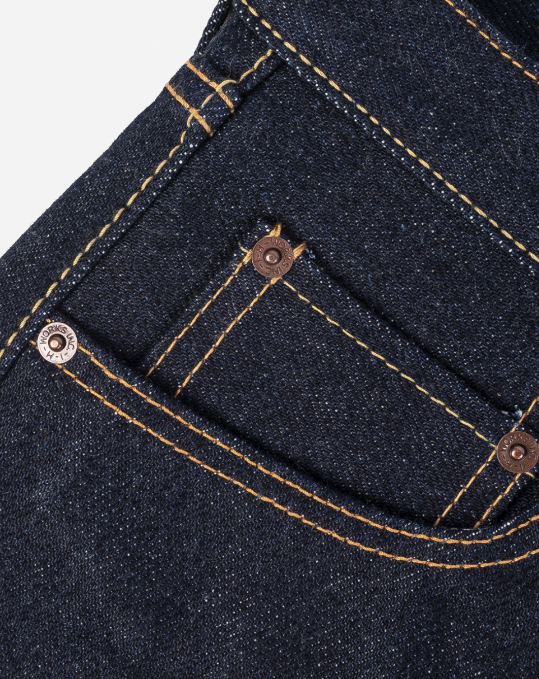 IH-777S-UHR Iron heart 21/23oz Ultra Heavy Raw Selvedge Denim Slim Tapered Cut Jeans - Indigo