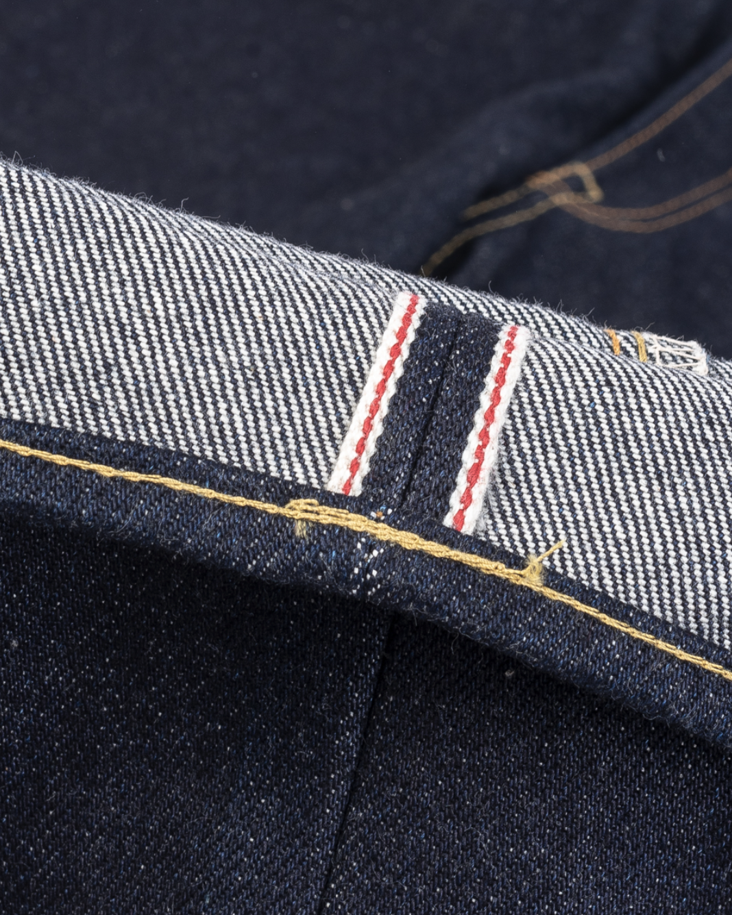 IH-777S-UHR Iron heart 21/23oz Ultra Heavy Raw Selvedge Denim Slim Tapered Cut Jeans - Indigo