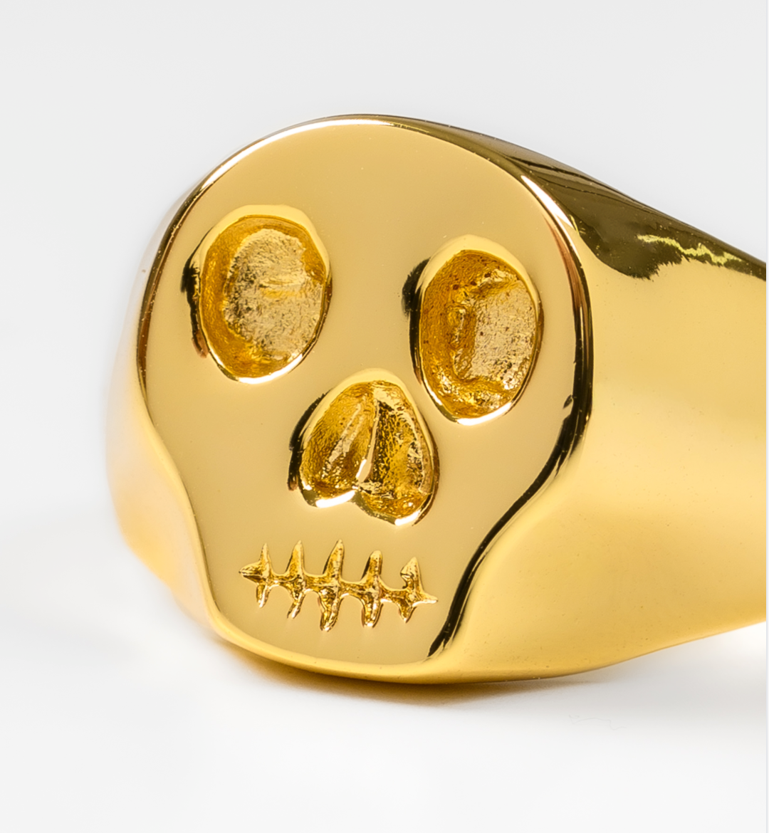OGL Skull Ring - Solid Brass