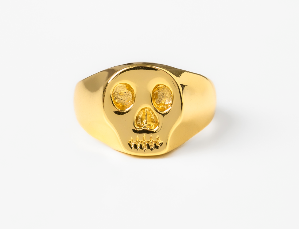 OGL Skull Ring - Solid Brass