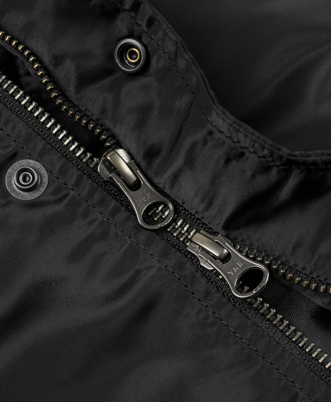 IHJ-168-BLK Iron Heart Nylon Coach Jacket - Black