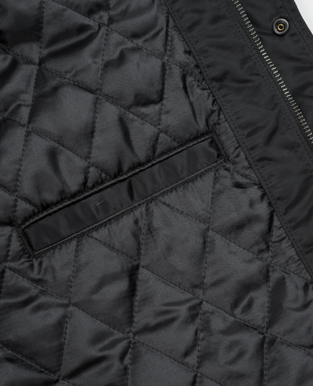 IHJ-168-BLK Iron Heart Nylon Coach Jacket - Black