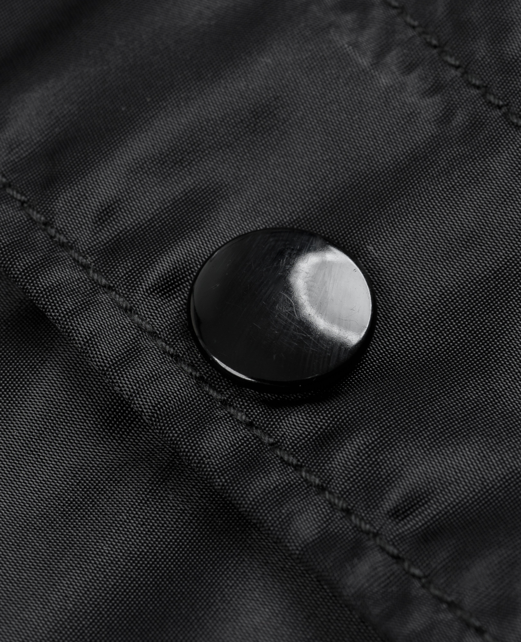 IHJ-168-BLK Iron Heart Nylon Coach Jacket - Black