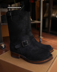 Wesco X ISP Boss Engineer Boot- Black Roughout (Fall '26 Preorder 30% Deposit)