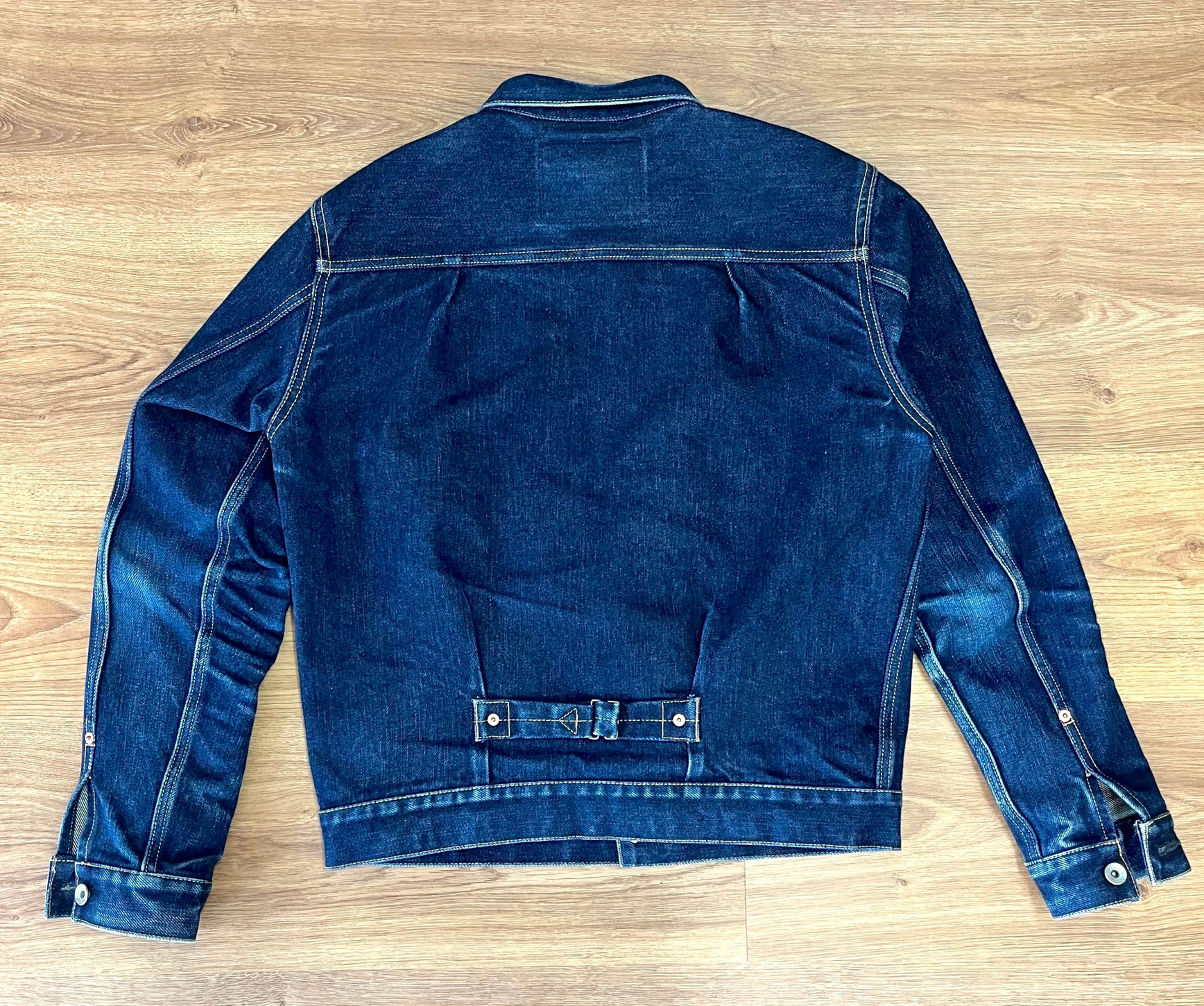 IHJ-139-IND Iron Heart 19oz Selvedge Denim Type II Jacket - Indigo