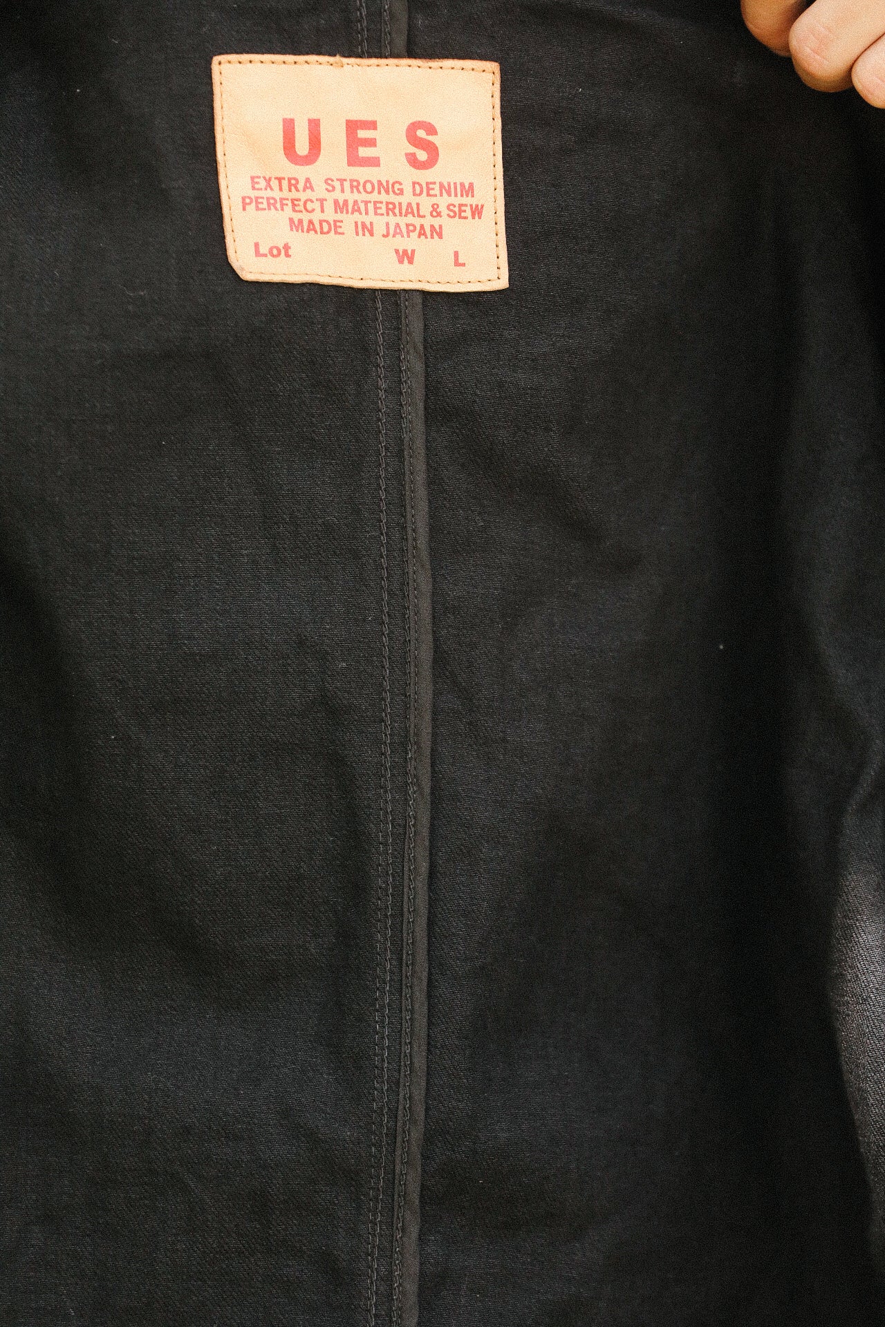 Single Riders Jacket With Collar- Black (R901-S)