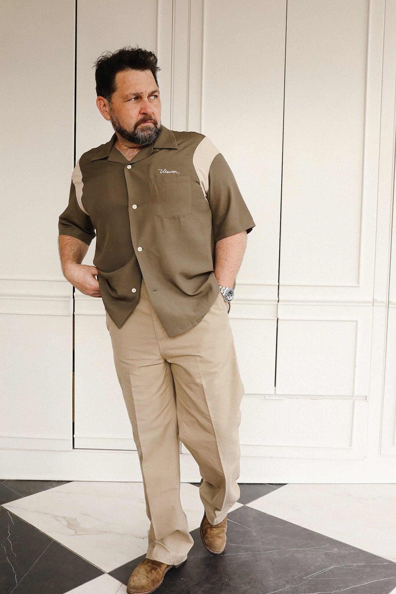Visvim Douglas Shirt S/S- Grey – Iron Shop Provisions