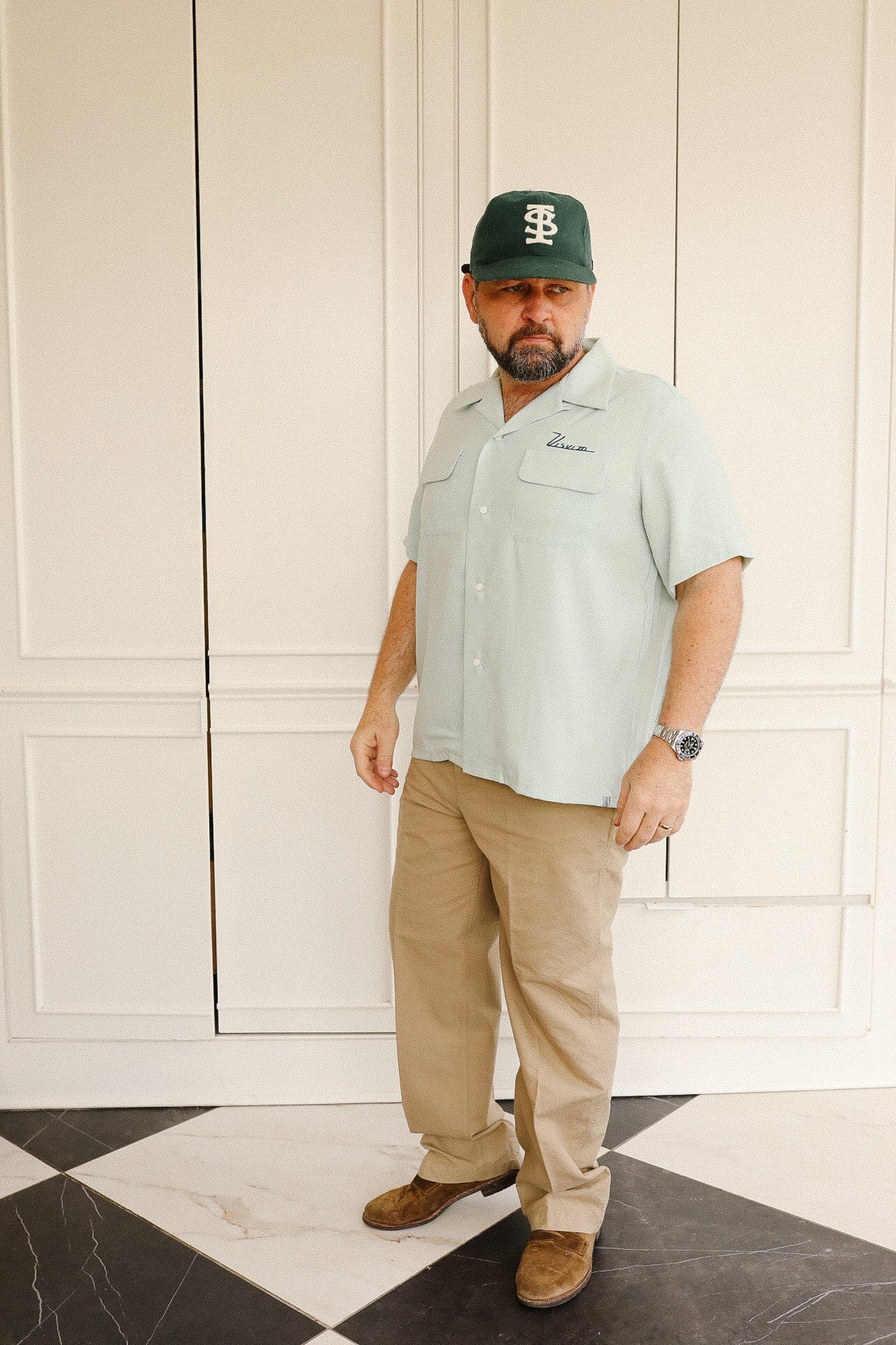 Visvim Judd Shirt S/S- PL. Green – Iron Shop Provisions