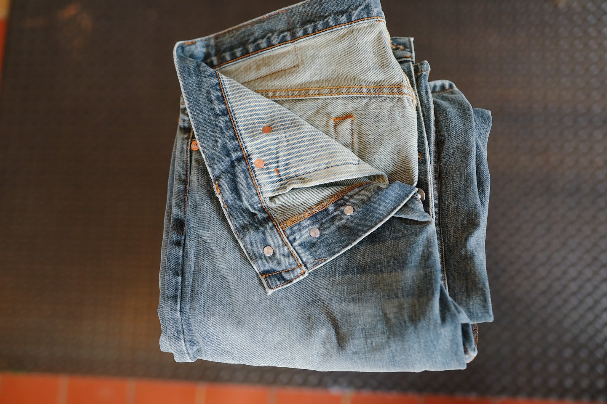 WS-13K ANM Wide Straight Jeans- 13.5oz 