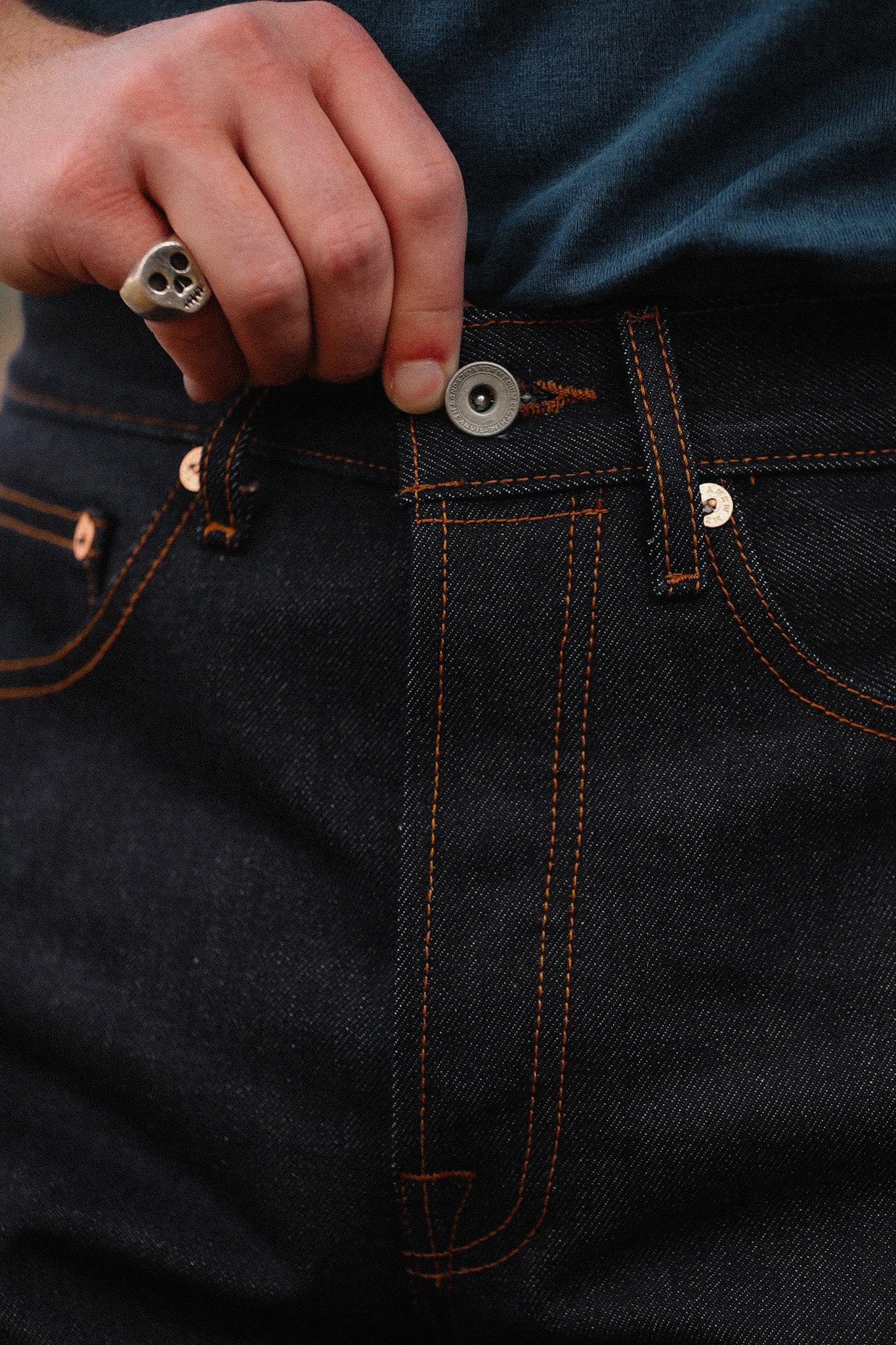 WS-16K ANM Wide Straight Jeans- 16.5oz "Kaisen Denim" Indigo