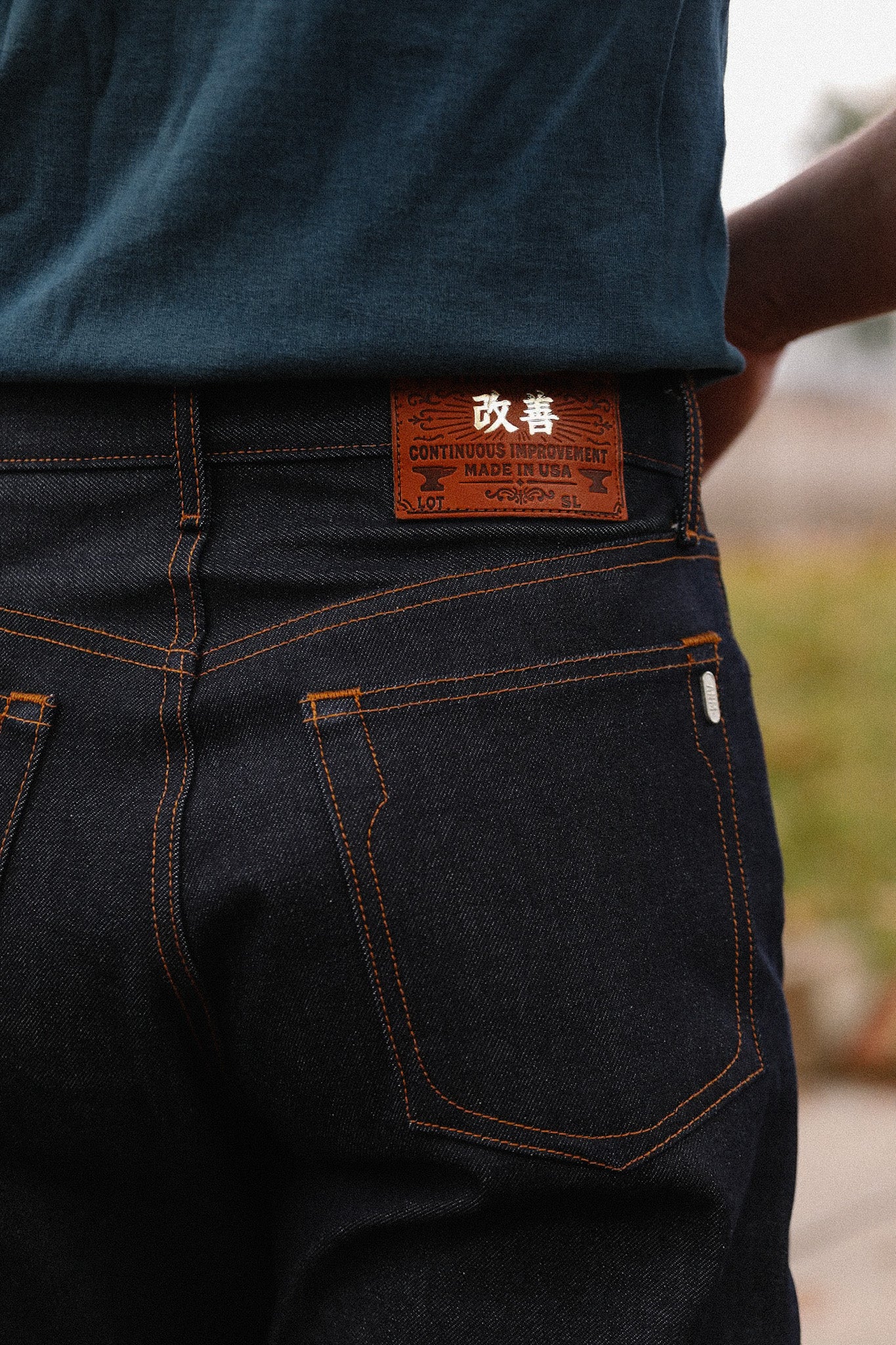 WS-16K ANM Wide Straight Jeans- 16.5oz "Kaisen Denim" Indigo