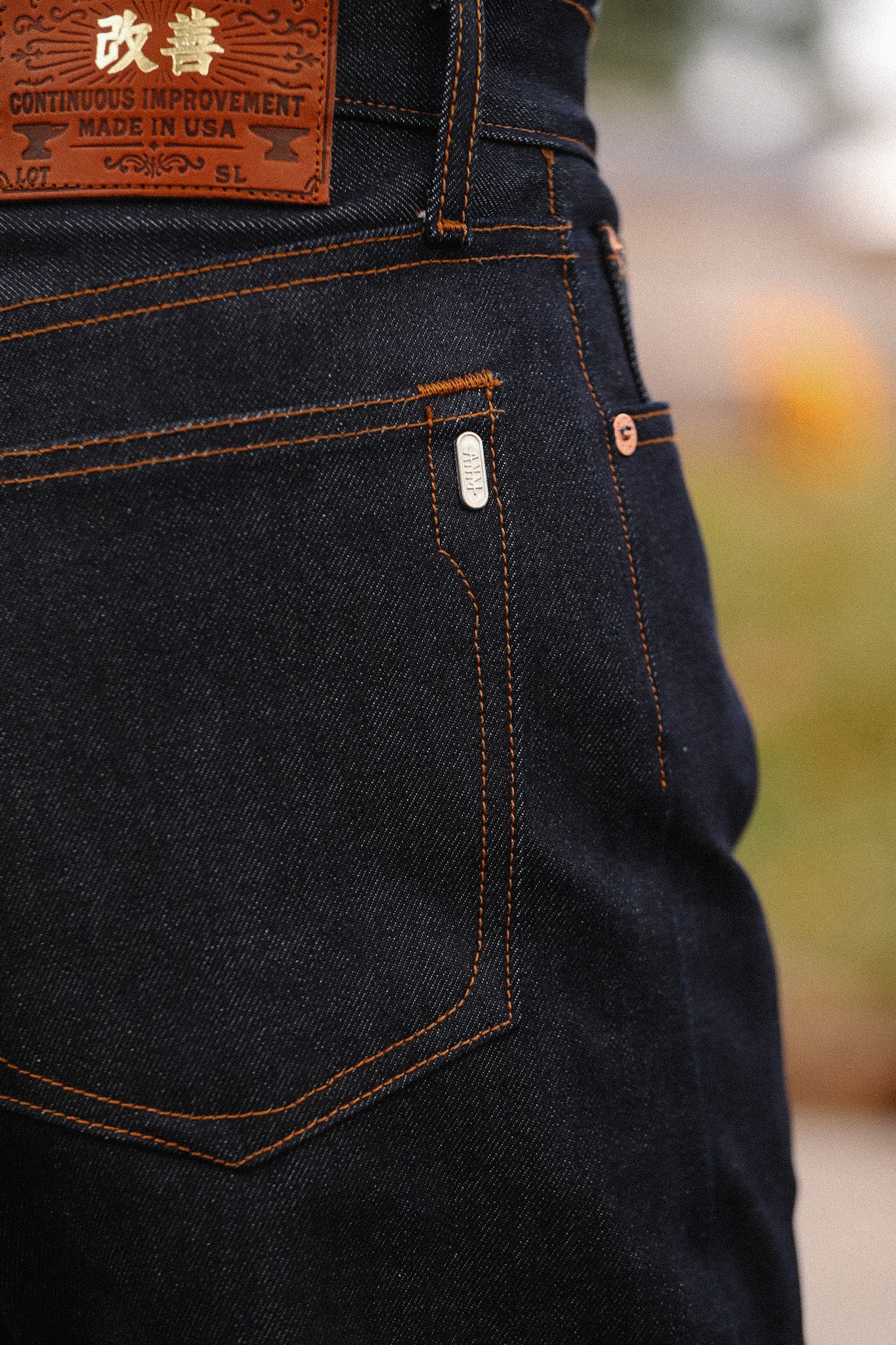 WS-16K ANM Wide Straight Jeans- 16.5oz "Kaisen Denim" Indigo