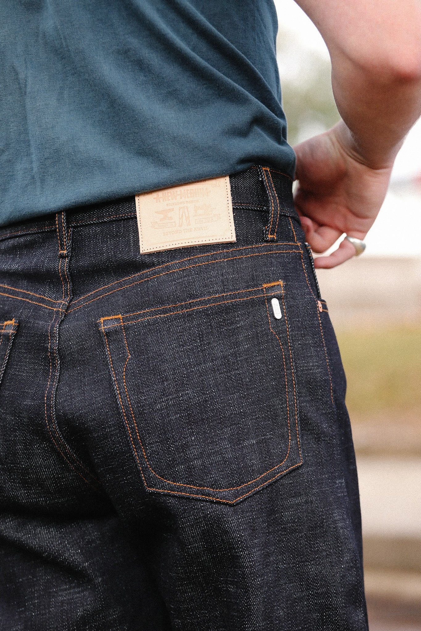 WS-20DS ANM Wide Straight Jeans - 20oz "Double Slub" Indigo