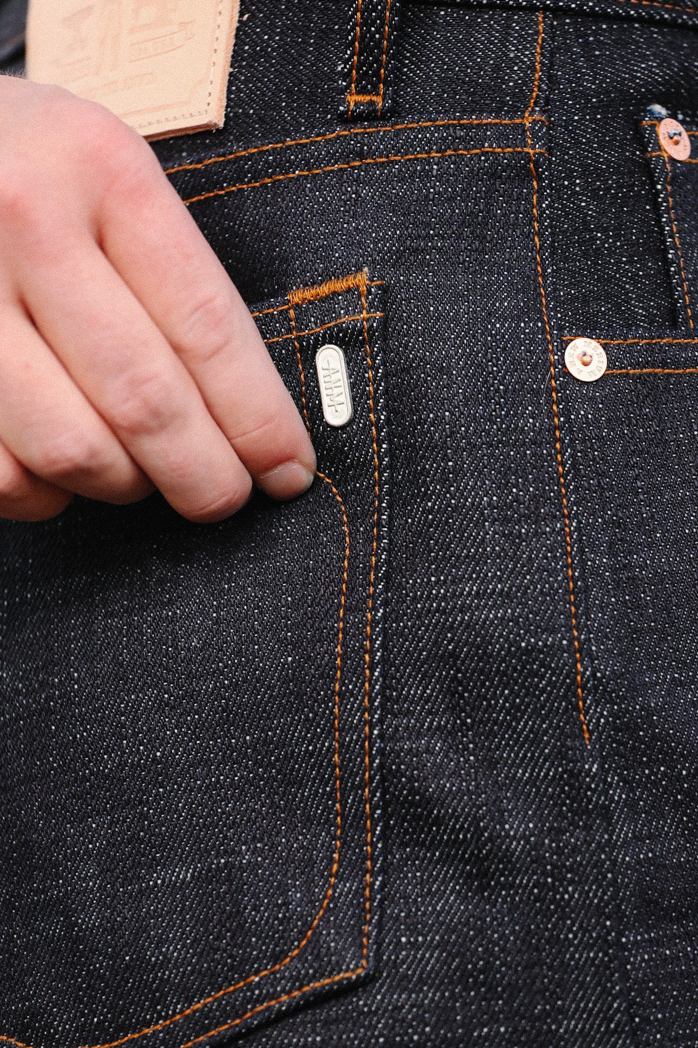 WS-20DS ANM Wide Straight Jeans - 20oz "Double Slub" Indigo