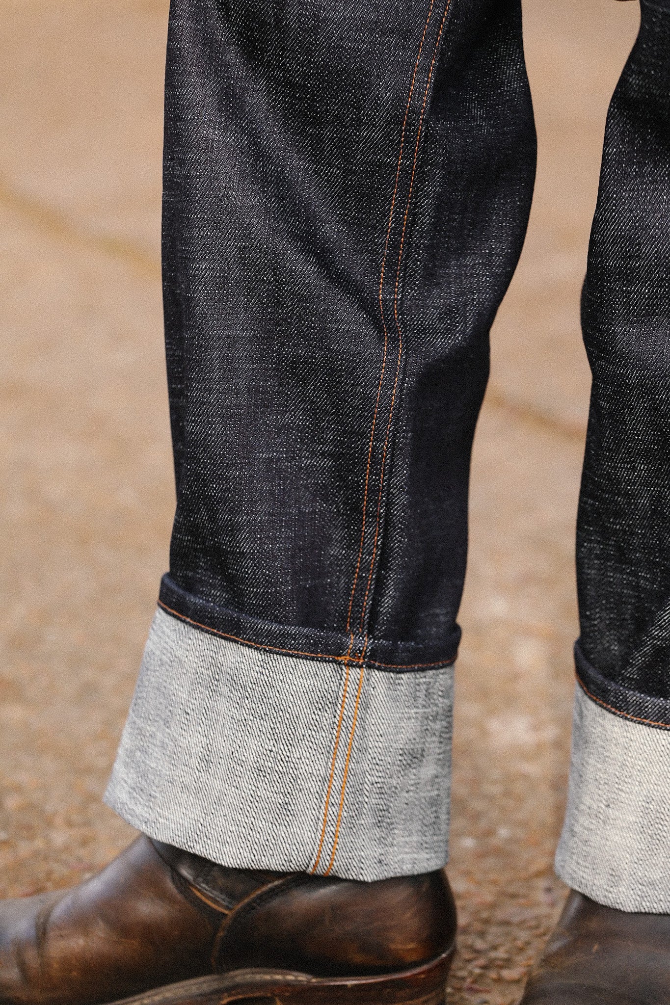 WS-20DS ANM Wide Straight Jeans - 20oz "Double Slub" Indigo