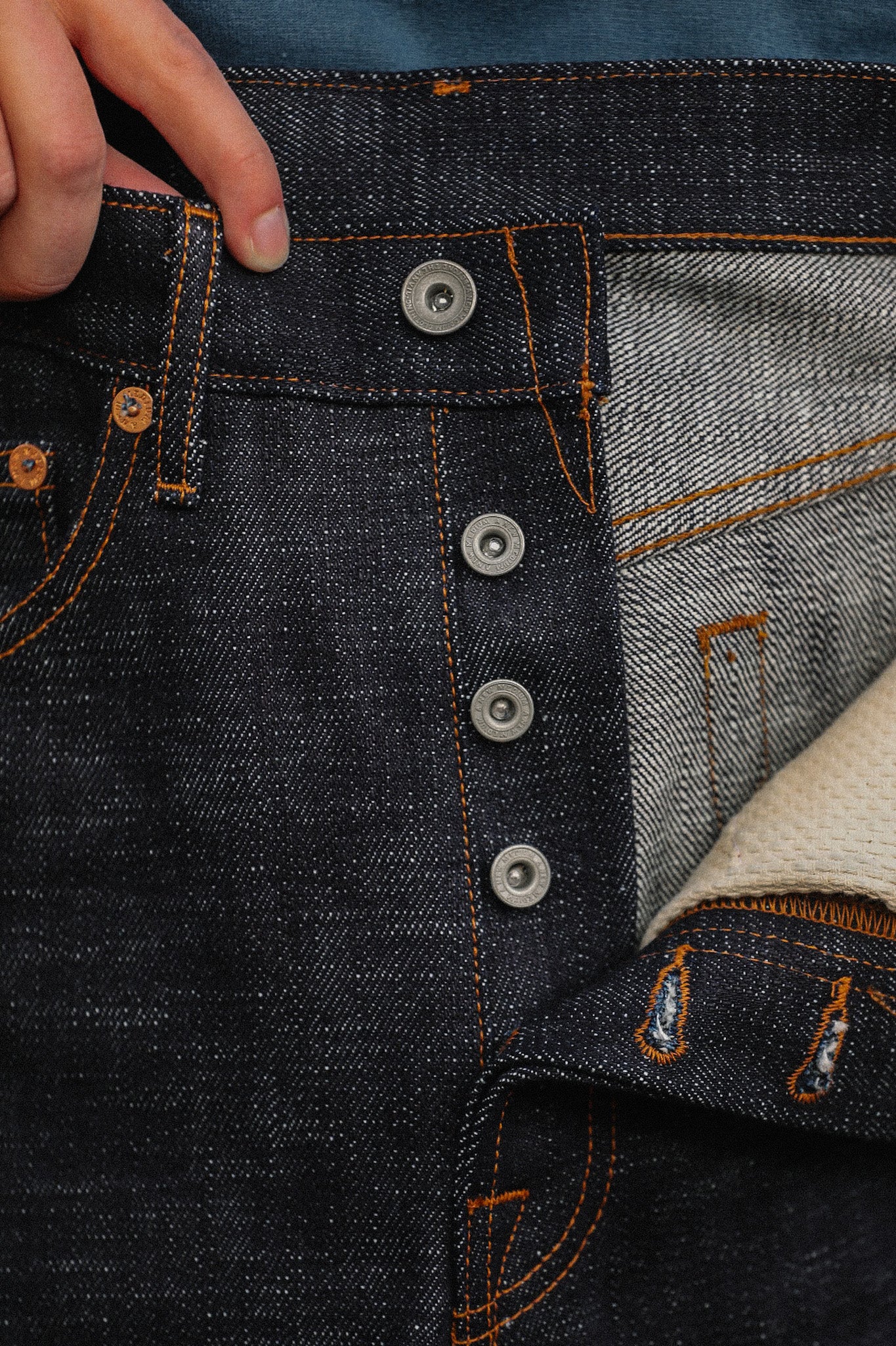 WS-20DS ANM Wide Straight Jeans - 20oz "Double Slub" Indigo