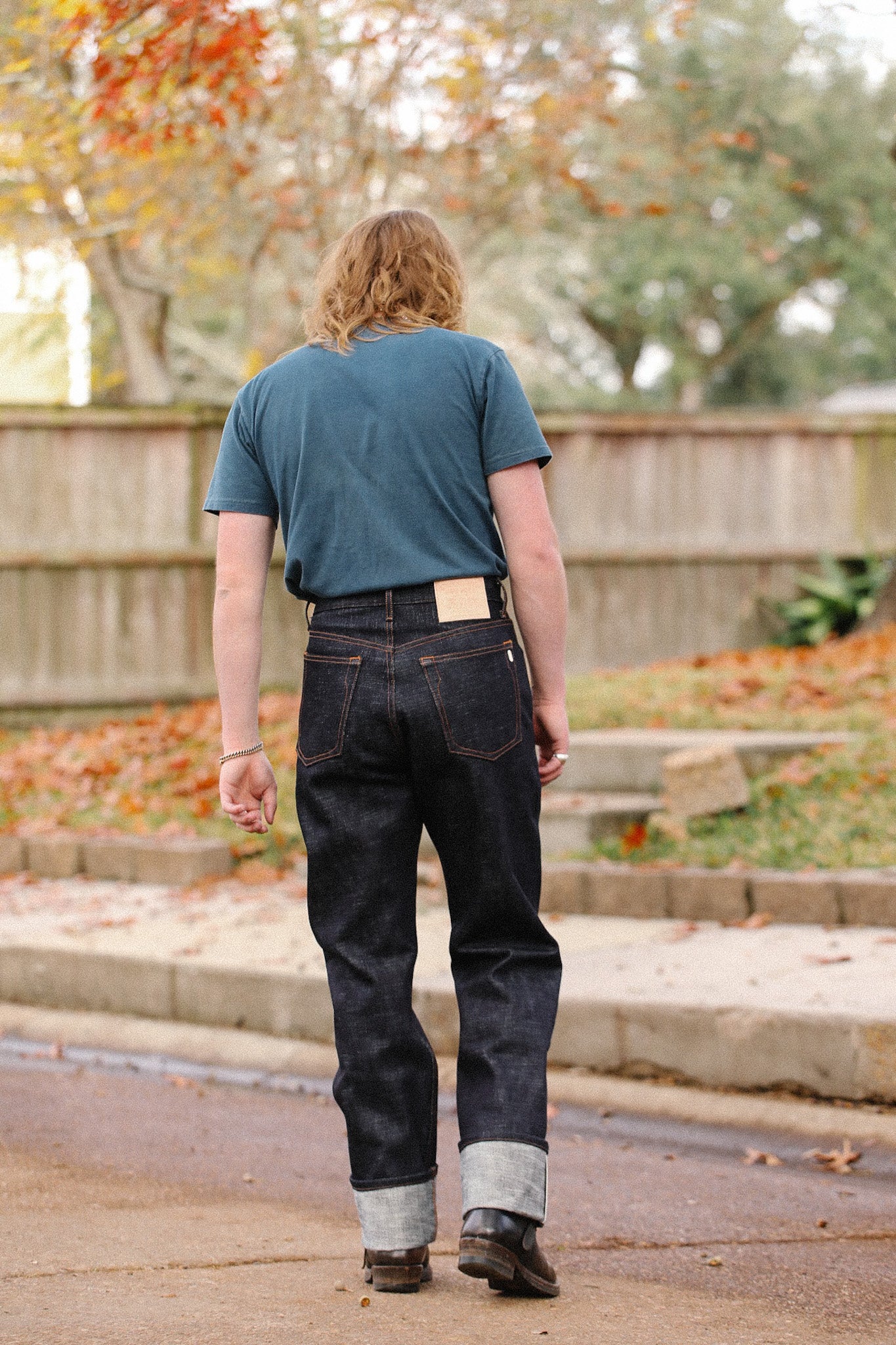 WS-20DS ANM Wide Straight Jeans - 20oz 
