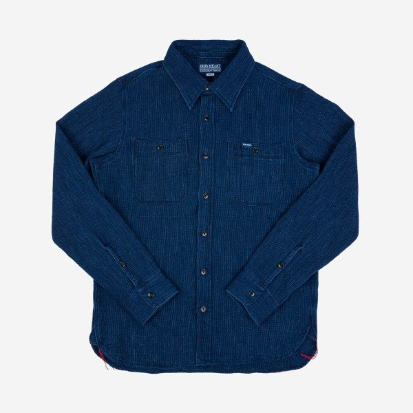 Waffle Work Shirt - Indigo IHSH-96-IND