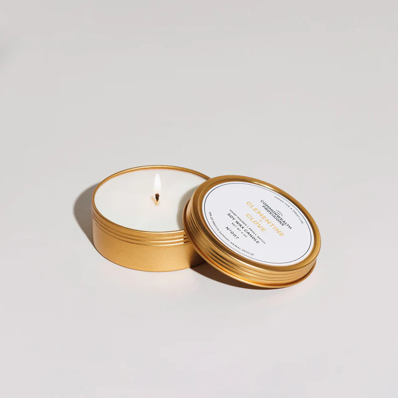 Clementine + Clove Travel Candle