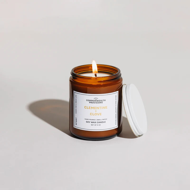 Clementine + Clove Soy Candle