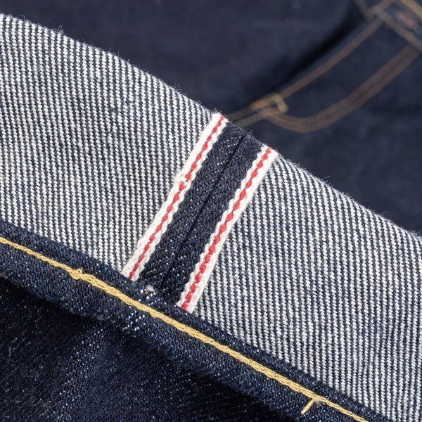 IH-666S-UHR Iron Heart 21/23oz Ultra Heavy Raw Selvedge Denim Slim Straight Cut Jeans - Indigo