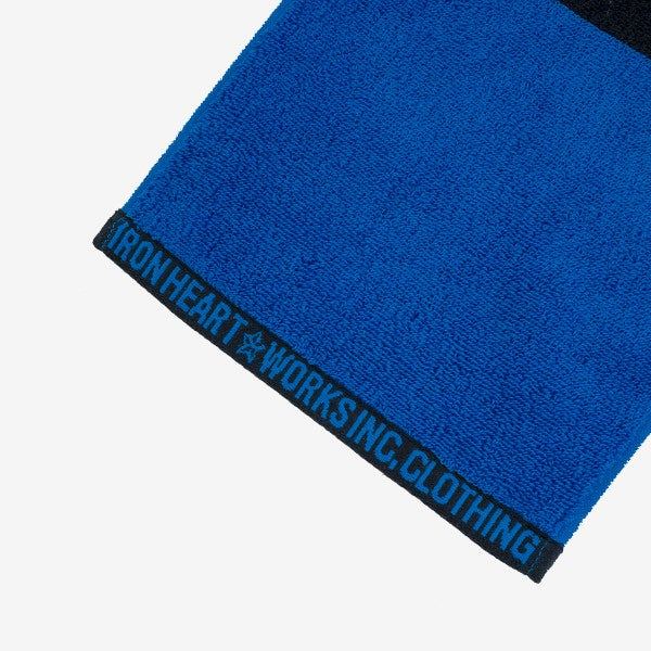 Iron Heart Small Imabari Towel - Blue/Black