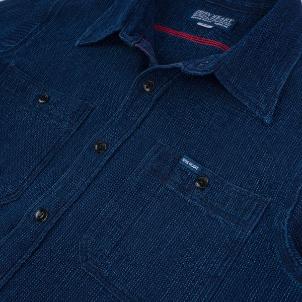 Waffle Work Shirt - Indigo IHSH-96-IND