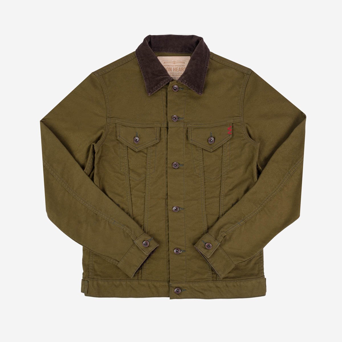 12oz Whipcord Modified Type III Jacket - Olive Drab Green