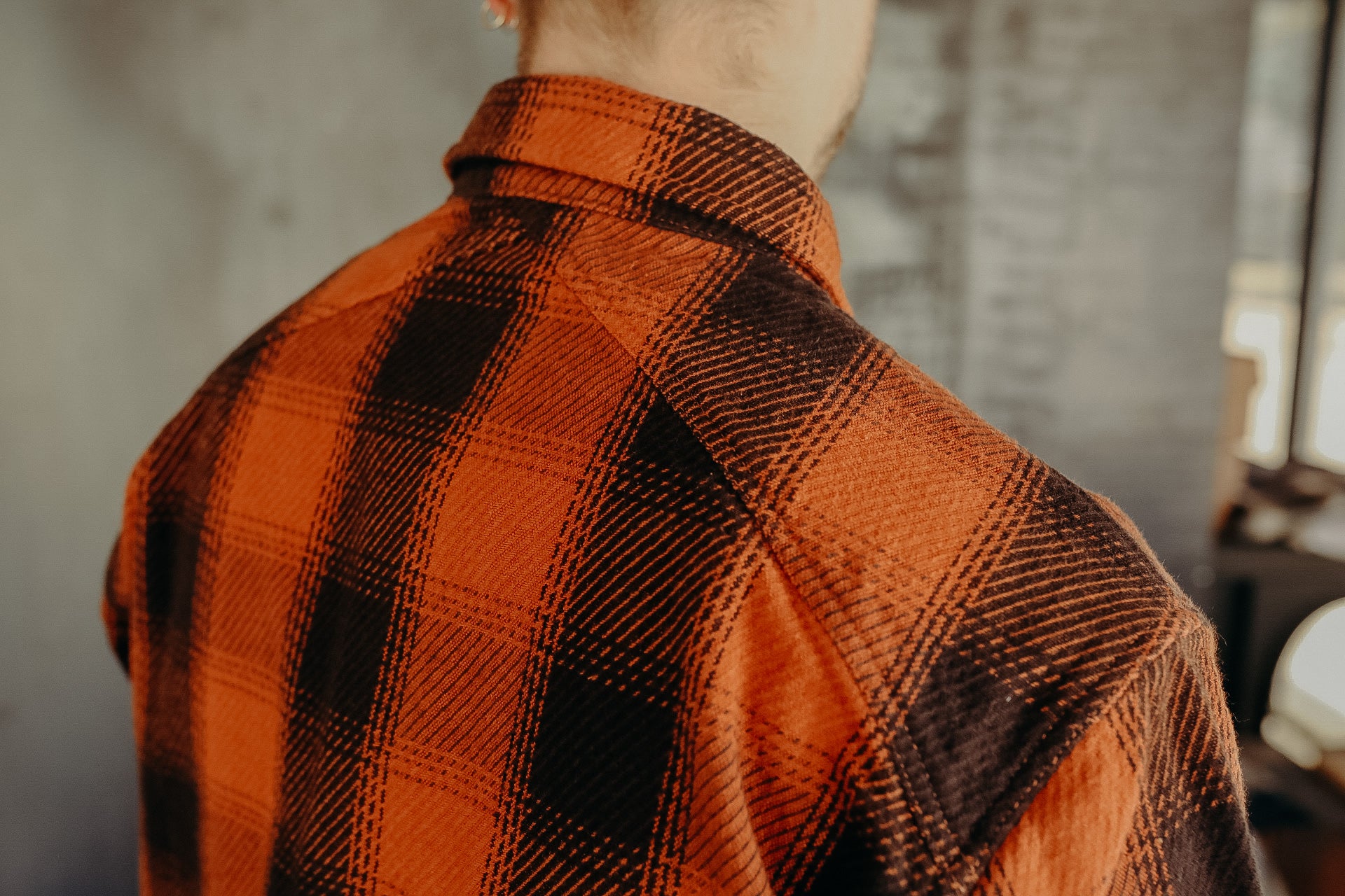 Crosscut Flannel - Rust Twill