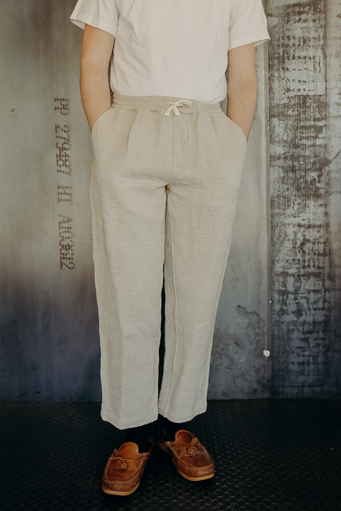 Easy Pant- Dry Garden Jacquard