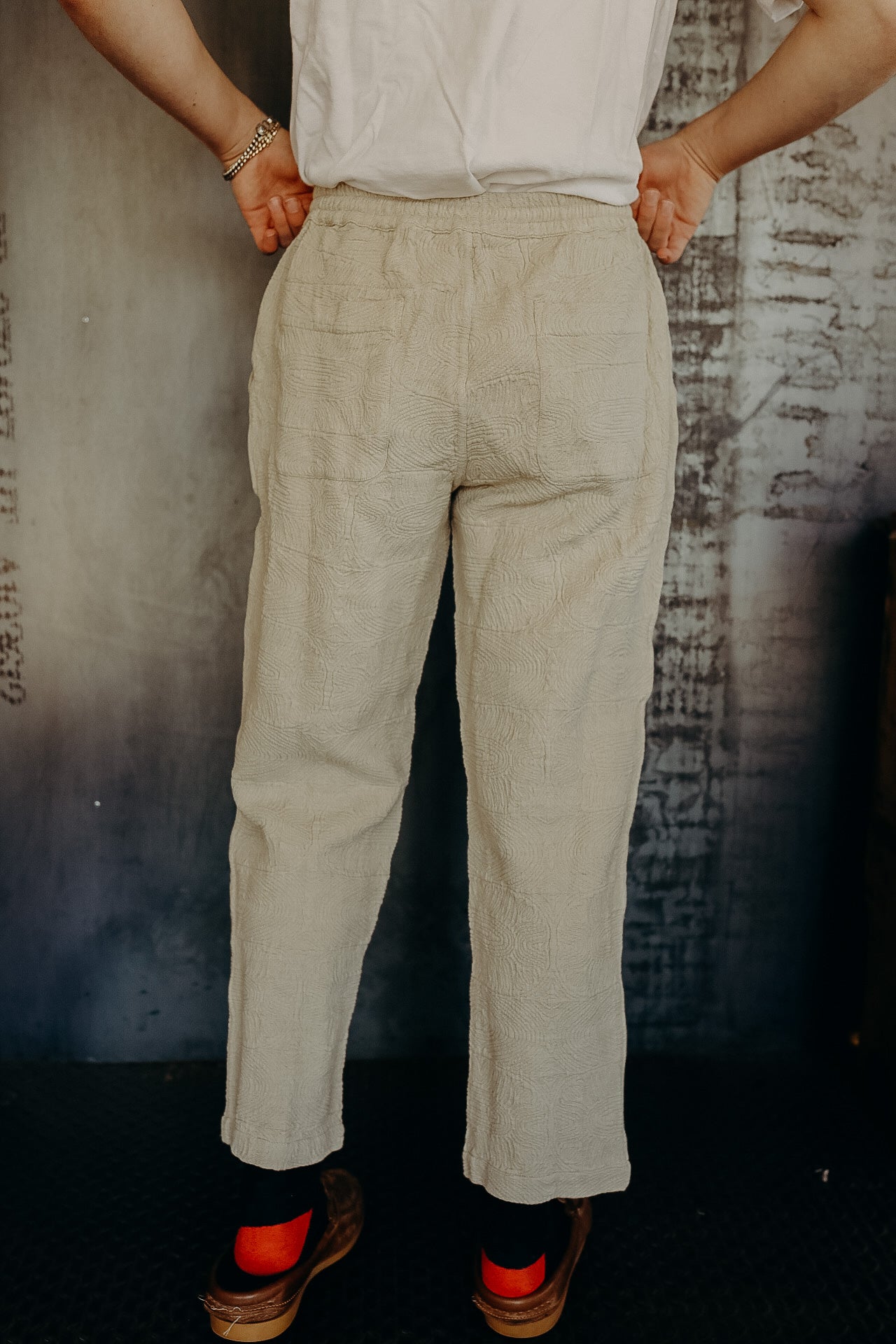 Easy Pant- Dry Garden Jacquard