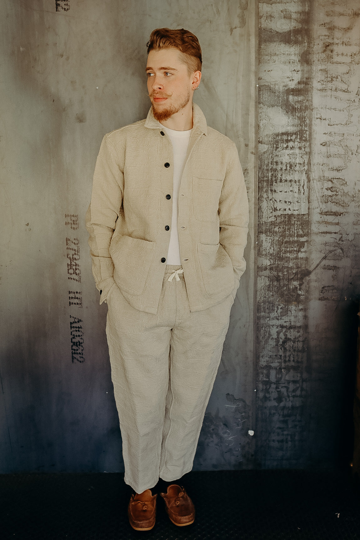Easy Pant- Dry Garden Jacquard