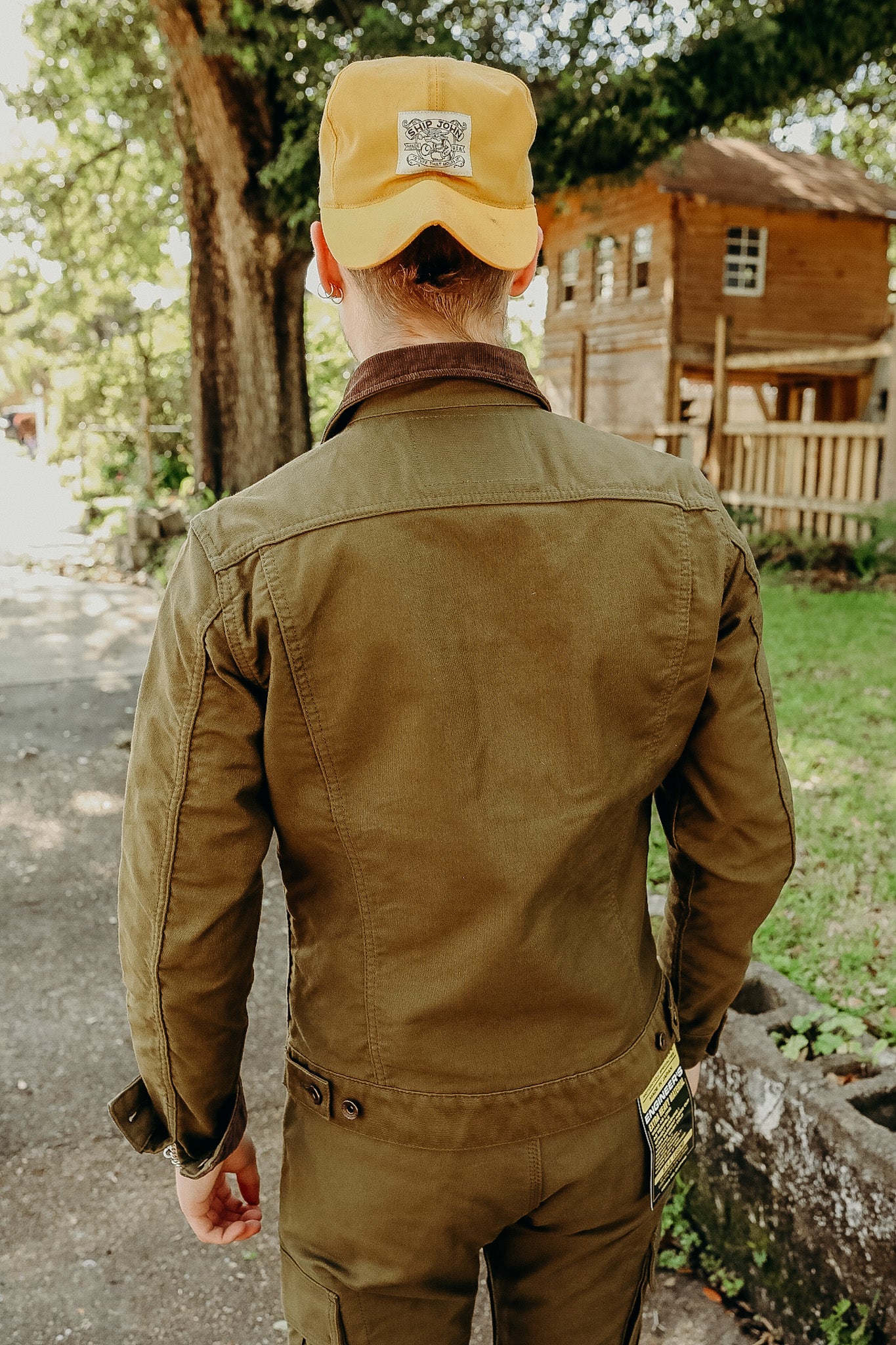 12oz Whipcord Modified Type III Jacket - Olive Drab Green IH-526