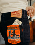 14oz Selvedge Denim Super Slim Cut Jeans - Indigo/Indigo IH-555S-142ii