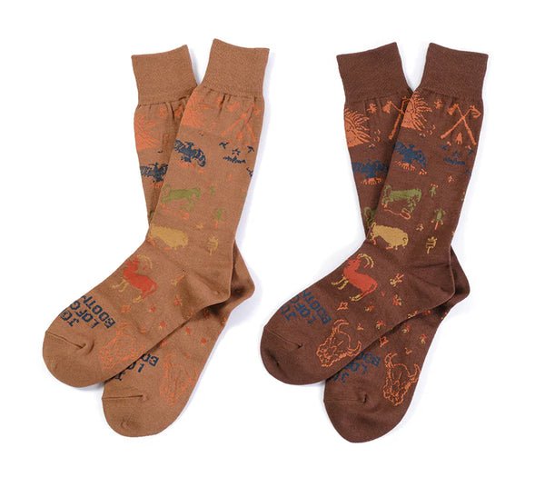 John Lofgren JLB 2-Pack Socks 10"- Happy Hunting Ground