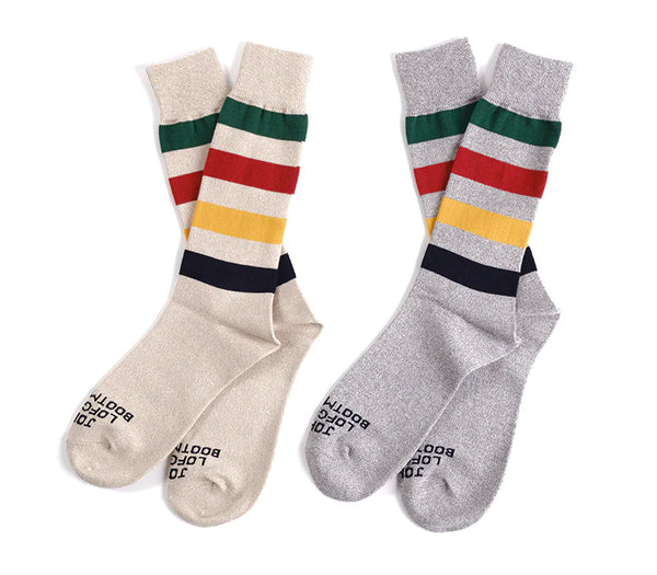 John Lofgren JLB 2-Pack Socks 10"- Frontier Striped