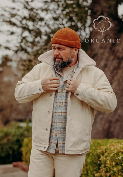Sherpa Lined Type III- Organic Ecru Denim – Iron Shop Provisions