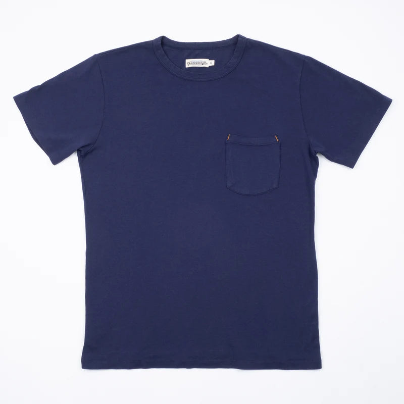9 Ounce Pocket T-Shirt - Navy