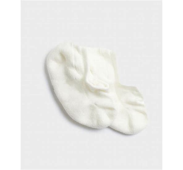Pile Foot Cover in White