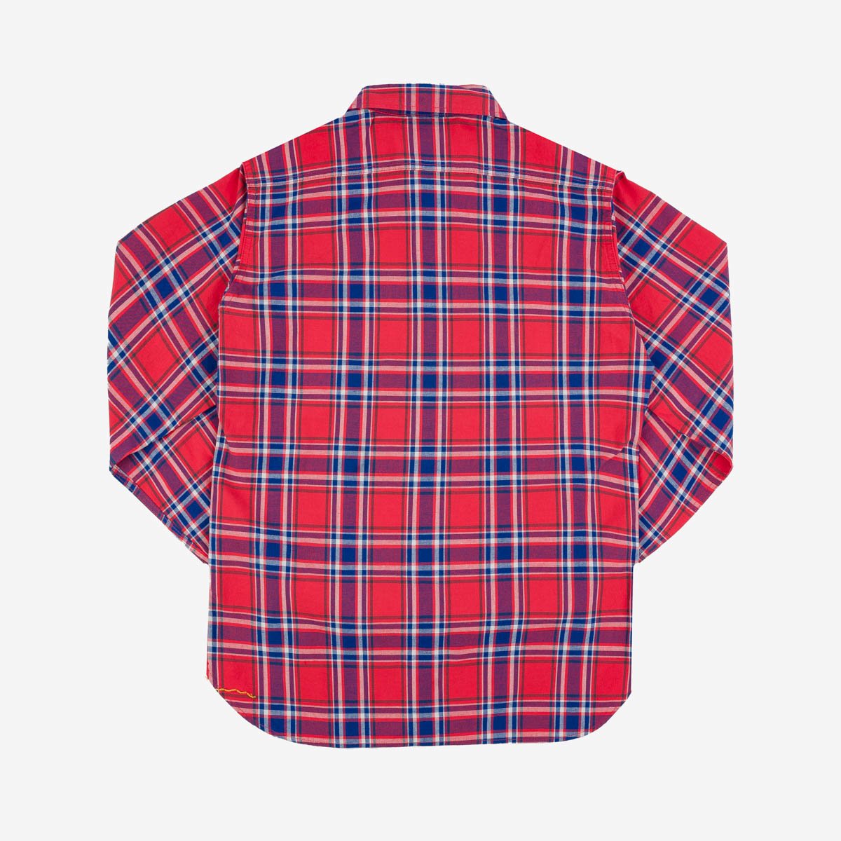 5oz Selvedge Madras Check Work Shirt - Red