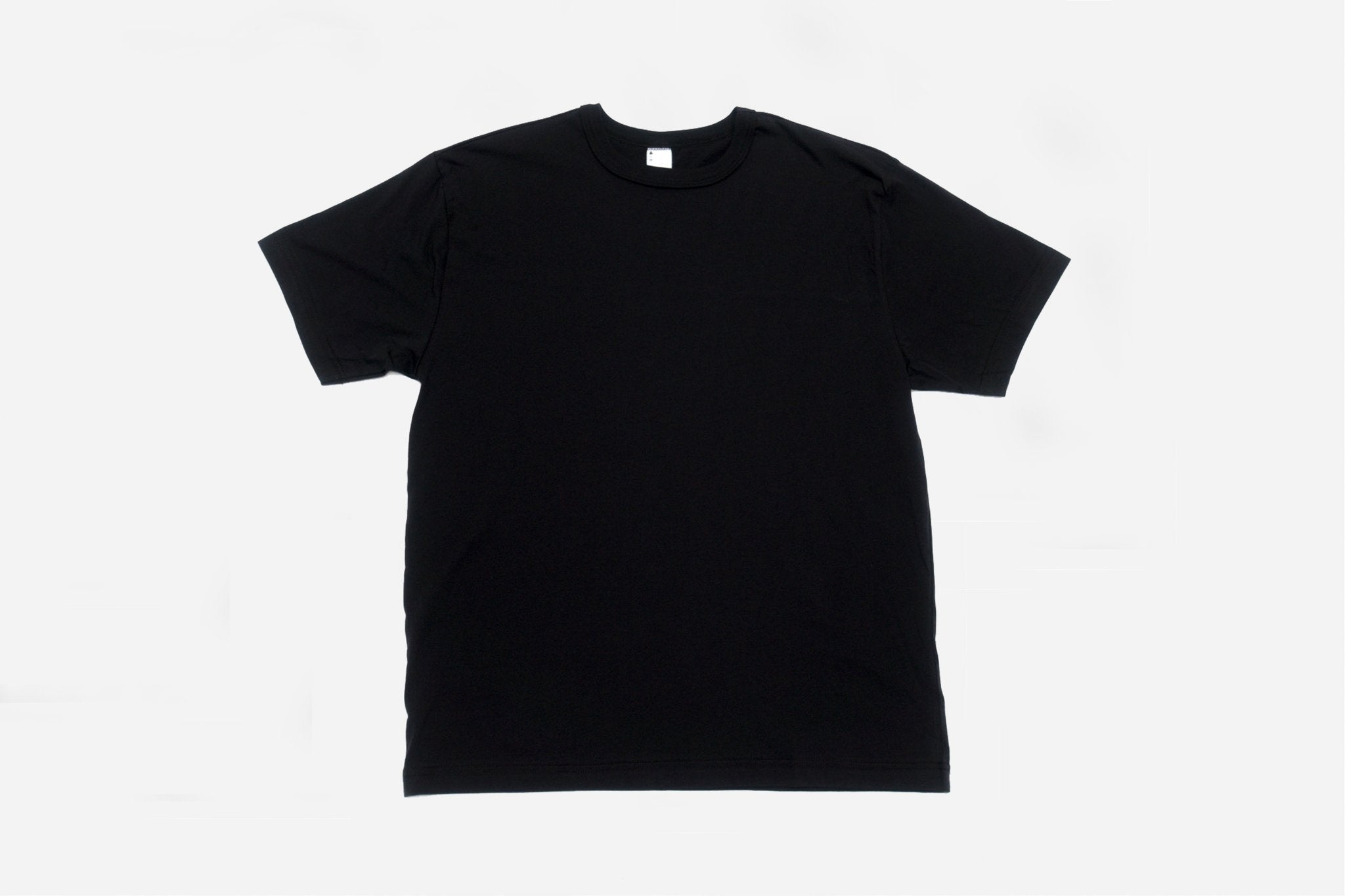 Black Pima NO POCKET T-shirt (2 pack)
