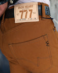 17oz Duck Slim Tapered 777 Cut Jeans - Brown
