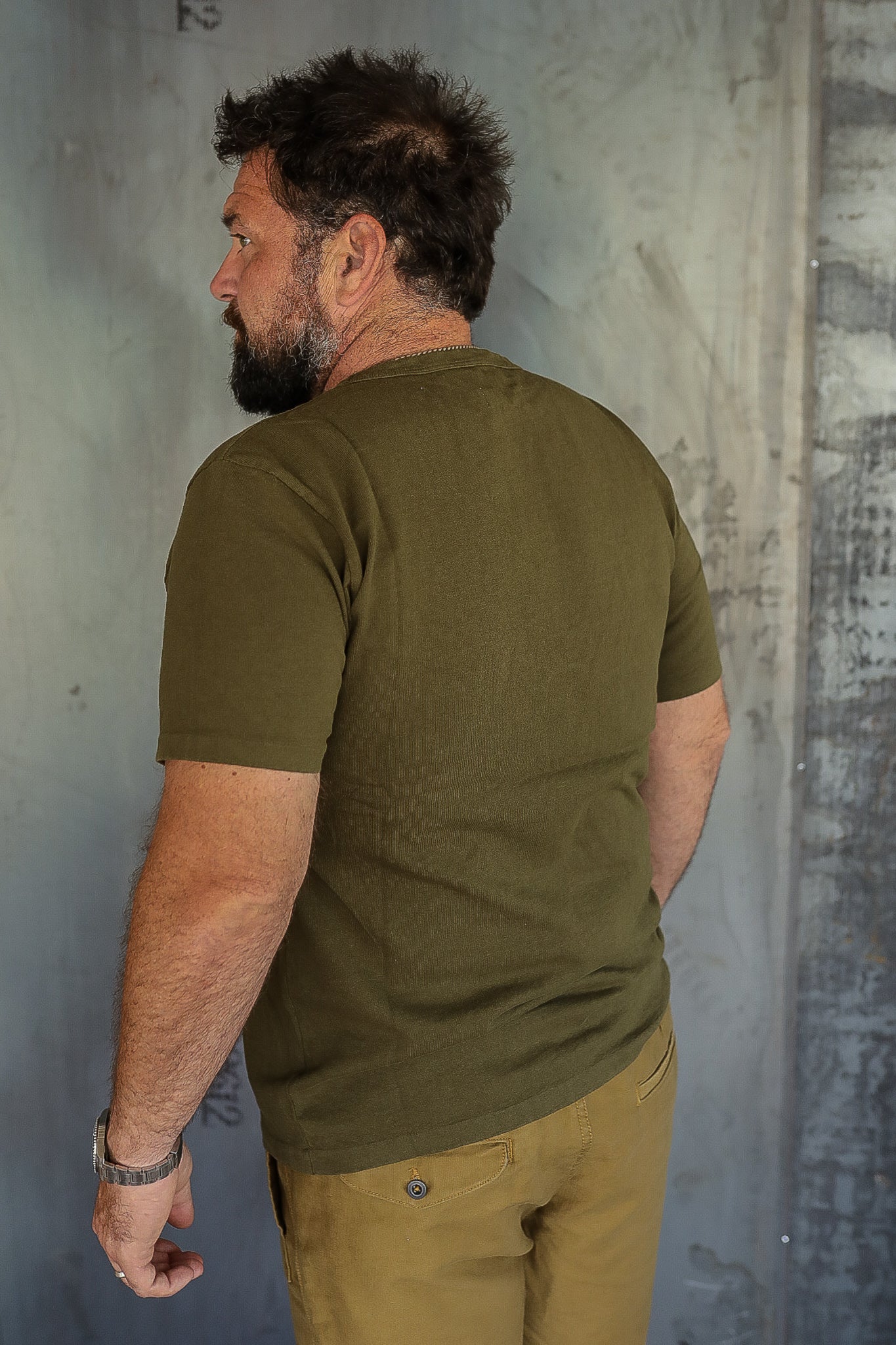 13 Ounce Pocket T-Shirt Olive Drab