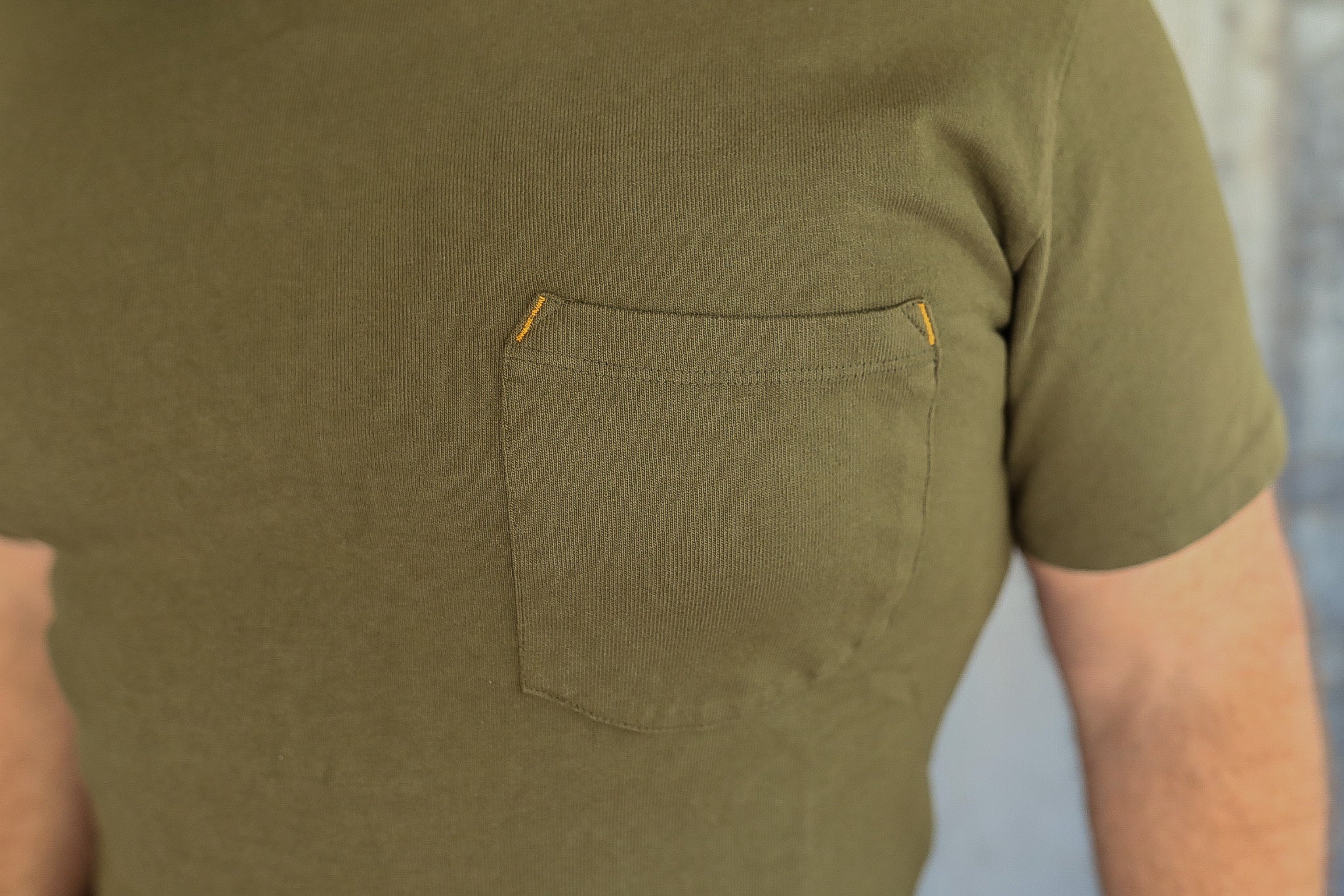 13 Ounce Pocket T-Shirt Olive Drab