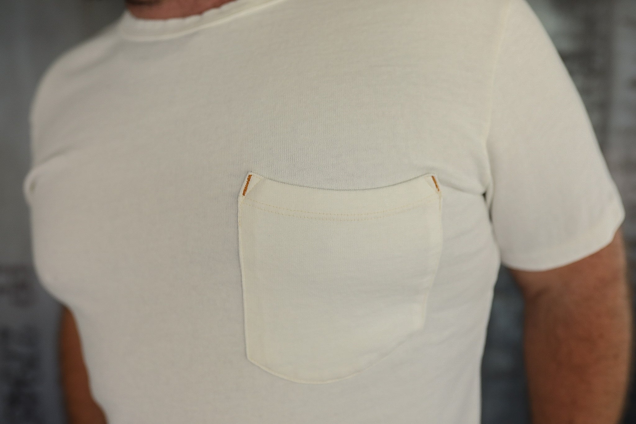 13 Ounce Pocket T-Shirt White
