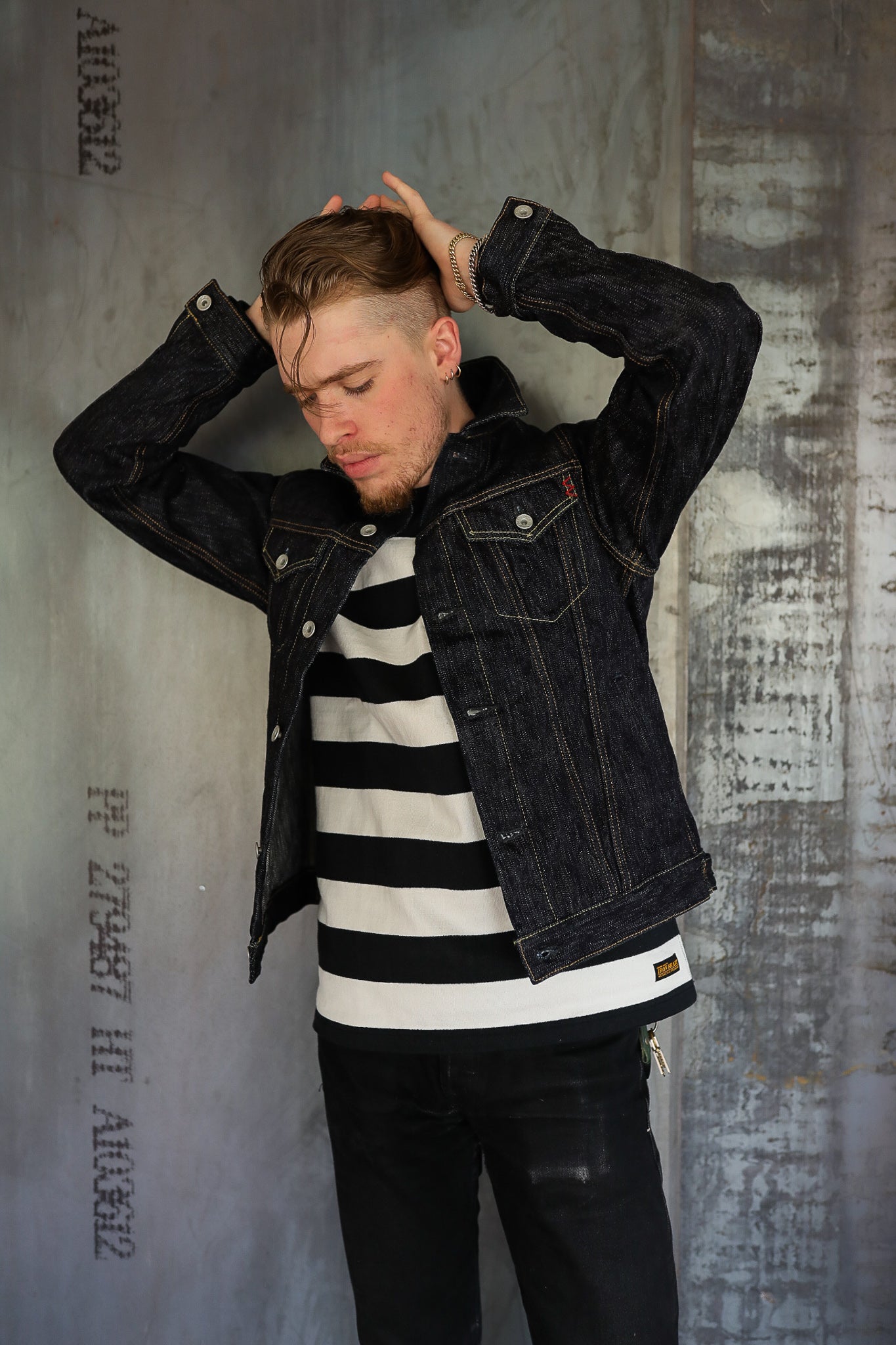 16oz Slubby Selvedge Denim Type III Jacket - IndigoIH-526J-SLB