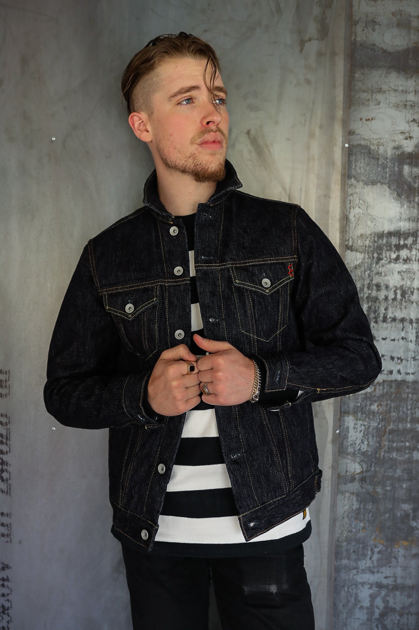 16oz Slubby Selvedge Denim Type III Jacket - Indigo