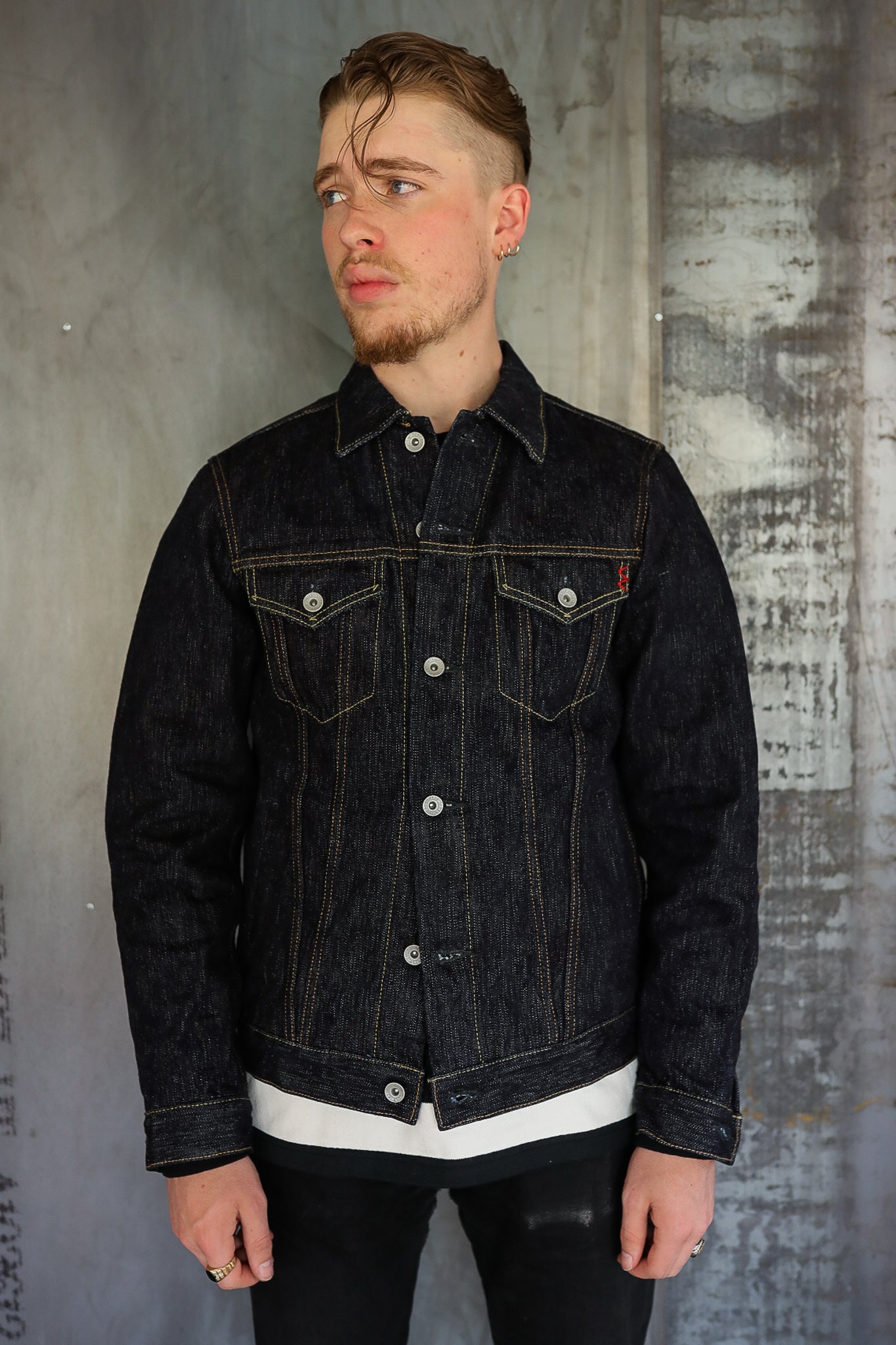 16oz Slubby Selvedge Denim Type III Jacket - IndigoIH-526J-SLB