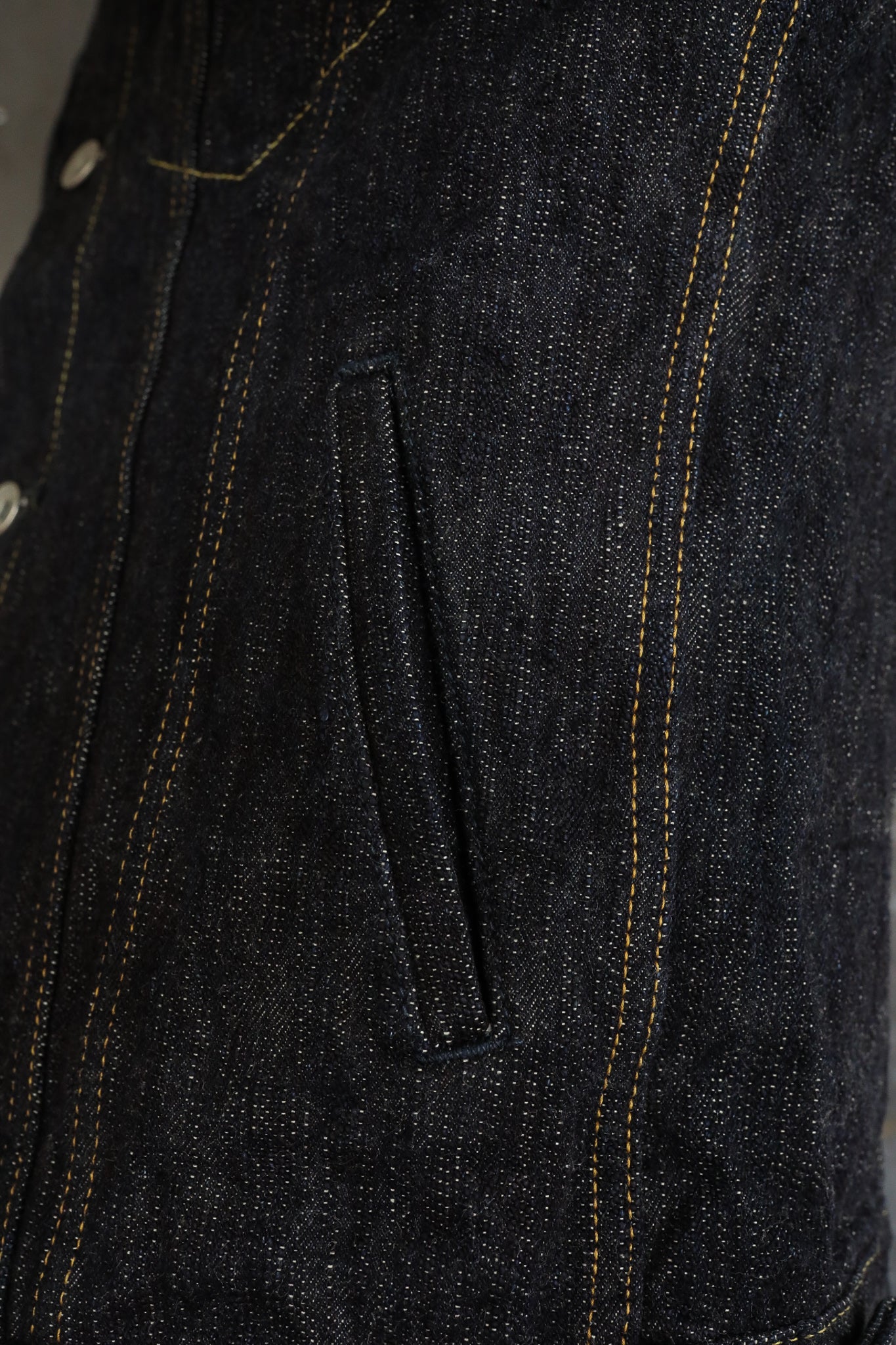 16oz Slubby Selvedge Denim Type III Jacket - Indigo