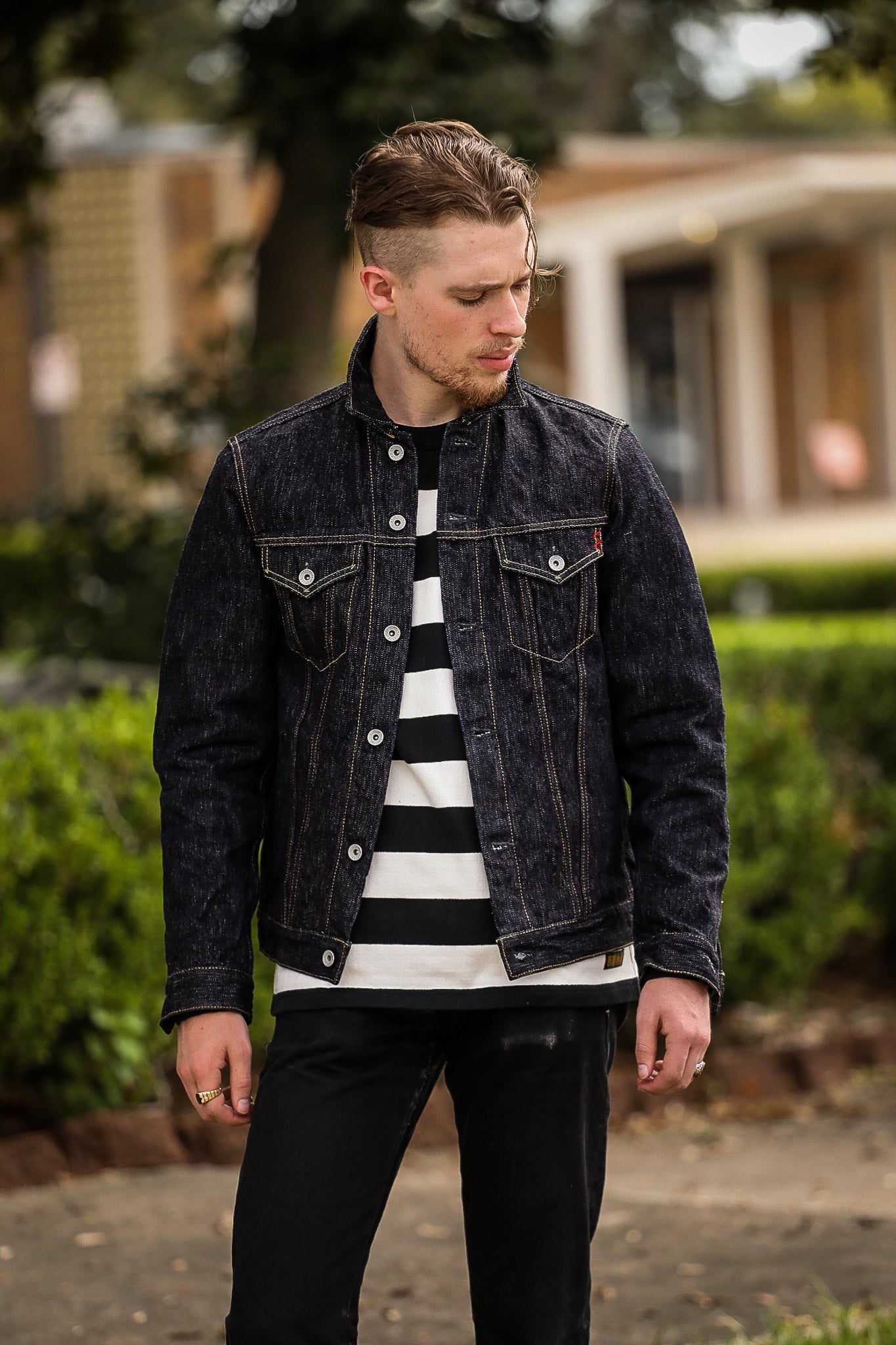 16oz Slubby Selvedge Denim Type III Jacket - IndigoIH-526J-SLB
